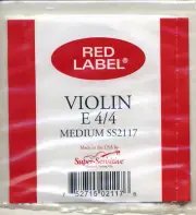 Super-Sensative Red Label Violin String E 1st 4/4 USA