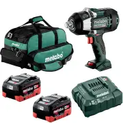 Metabo SSW18LTX1750BL55SBK - 18V 1750Nm 3/4" Impact Wrench Kit (2 x 5.5Ah)
