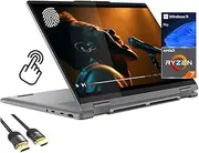 Lenovo Yoga 7 2-in-1 Laptop, 14" WUXGA Touchscreen Display, AMD Ryzen 7 8840HS, 16GB DDR5, 512GB PCIe 4.0, Backlit KB, FP Reader, WiFi 6E, Webcam, BT, USB-C, US Version KB, PDG HDMI Cable, Win 11 Pro