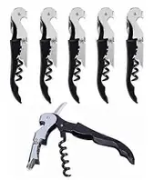5Pack Wine Opener with Foil Cutter, Waiter's Friend, Professional Wine Key for Servers, Bottle Opener, Beer Opener, Wine Accessory Waiter's Corkscrew