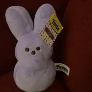 EASTER Peeps 6" Purple Bunny Plush