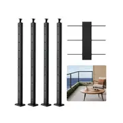 VEVOR Cable Railing Post 36x2x2 In Horizontal-Hole Post 4JZLGZXHS914MY65M001V0