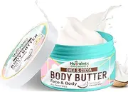 Coconut Body Butter with Shea And Cocoa Cream | Shea Butter for Deep Moisture | Reduce Stretch Marks | Coco Butter for Skin | Repairs Skin Damage - 200g