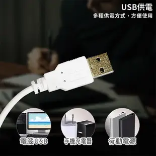 【明沛】5W USB LED彎管夾燈-兩段調光-MP7535