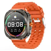 Z7 Smart Watch, Ultra Circular Screen, Bluetooth Phone Compass, Smart Wristband, Wearable Devices for Men Women (Orange)