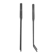 2pcs Multifuctional Steel Elbow Tweezers Plant Scissors Grass Cleaning Tool