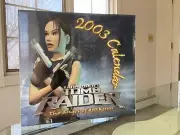 HTF Tomb Raider Calendar 2003 Lara Croft Vintage Gaming Decor - NEW SEALED