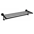 Black Loui Towel Rack