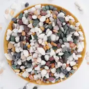 Natural Decorative Pebbles Rocks Polished Tterrarium Gravel White Stones with Re