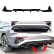 For Audi A3 8Y 2021-2024 Gloss Black Rear Bumper Lip Diffuser Splitter (for: Audi)