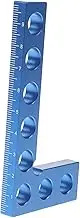 CANIGHT Carpenter Square Aluminum Alloy Construction Ruler Right Angle Measuring Tool for Woodworking Framing and Layout Design Durable Metric Markings Professional Grade