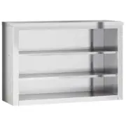 Kitchen Wall-Mounted Cabinet Shelves Stainless Steel Rack Storage Shelf Cupboard