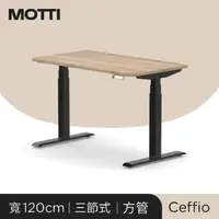 在飛比找momo購物網優惠-【MOTTI】電動升降桌｜Ceffio 120cm 坐站兩用