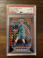 2017-18 Panini Prizm Mosaic Red Malik Monk #36 PSA 10 Rookie POP 6! Invest