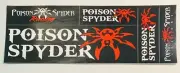 Poison Spyder Off-Road Overland Jeep Bronco Toyota FJ Racing 5 Sticker Sheet