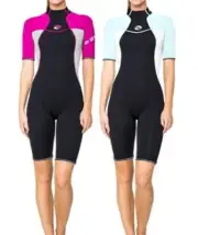 Bare 2mm Nixie Womens Shorty Spring Suit for Scuba Diving and Snorkeling Size 6