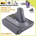 3 in 1 Adapter for Dewalt 18V 20V Battery Convert to Dyson v6/v7/v8 Battery Tool