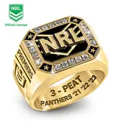 2023 Telstra NRL '3-Peat' Premiers Panthers Men’s Ring