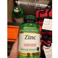 在飛比找蝦皮購物優惠-【代購】美國Nature’s Bounty Zinc自然之寶