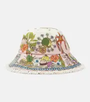 [Alemais] Alémais Hazel linen bucket hat One Size multicoloured