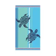 Rans Double Jacquard Velour Turtle Beach Towel