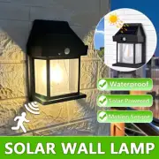 Solar Tungsten Wall Light Outdoor Waterproof Motion Sensor Lamp for Porch Garage