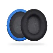 1 Pair Ear Pad Cushion Sponge Cover Soft Ear Pads Headband Beam for HyperX Cloud Stinger Headphones Replacement - Blue ear cushions