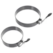 2 Pcs Egg Circle Mold Nonstick Pancake Molds Shaper Baking Frying