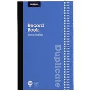 J.Burrows Carbon Duplicate Small Record Book 100 Pages