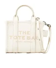 Marc Jacobs The Leather Micro Tote Bag One size White