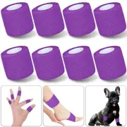 Athlete and Pet Cohesive Self-Adhesive Bandage Wrap - Dark Purple