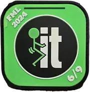 [LETS GO CORNHOLE] Funny Cornhole Patches FML 2024 F .. IT patch for bags backpacks hats jackets clothing bag toss sport player game award style bage sticker decal
