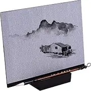 Reusable Buddha Board Artist Board Paint with Water Brush & Stand Release Pressure Relaxation Meditation Art Mindfulness Relaxing Children Students Teenagers Adults Drawing Painting Writing