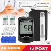 Blood Glucose Monitor Diabetes Testing Kit Blood Sugar Meter w/50 Test Strips~