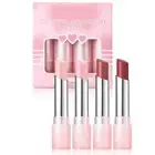 4 Pcs Colorful Lipstick Set Bright Lipstick Soft Mist Matte Lipstick for Party