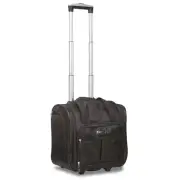 Dejuno PRT15SB Rolling Lightweight 15" Underseat Carry On Black
