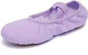 [MSMAX] Kids Canvas Ballet Shoes Lyrical Shoes Dancing Flats (Toddler/Little Kid/Big Kid)