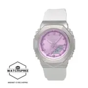 Casio G-Shock for Ladies' Bio-Based White Resin Band Watch GM-S2110-7A6