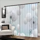 The Flying Dandeline 3D Curtain Blockout Photo Printing Curtains Drape Fabric