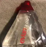 Limited Edition Evian 2005 Collectible Glass Bottled Never Been Opened