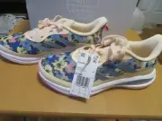 NWT Girls Floral Adidas FortaRun Tennis Shoes, 4