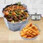 1 Slow Cooker Divider 6QT- 1 Air Fryer Silicone Liners - Crock Pot Liners - S...