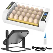 Advwin 24 Egg Incubator Automatic Egg Turning Chicken Brooder Heating Plate Brooder Heater