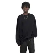 [ANN DEMEULEMEESTER] ANN DEMEULEMEESTER MAN BLACK SWEATSHIRTS Black