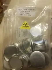 Blank Button Making Supplies - 100 Pcs Metal Button Pins for Button Maker Mac...