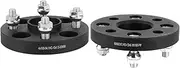 2pcs 20mm 08in Thick Wheel Spacers Hub Flange 4x100 PCD Accessory Fit for Mazda MX5 Mk1 Mk2 Premium Aluminum Antirust Durable Easy to Install Widen Vehicle Wheel Base Increase