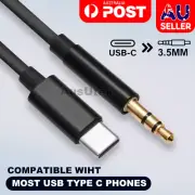 Type C USB-C to 3.5mm Male Audio AUX Cable Adapter For iPhone 15 16 Samsung S25