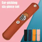 6Pcs Innovative Spring Ear Wax Cleaner Tool Set With Storage Bag For Unisex AU