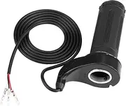 Universal Motorcycle Accelerator Electric Scooter Twist Speed Throttle Grip, with 3 Wires, for Bikes, Go Karts, 12-48V