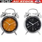 Classic Double Bell Alarm Clock Quartz Bedside AnalogClock for Heavy Sleeper/Kid